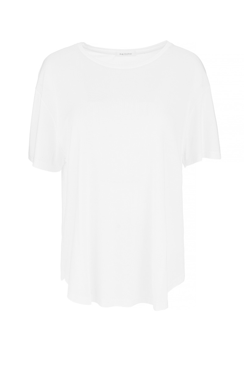 Philosophy Basic Curpo T-shirt BL11763 Λευκό