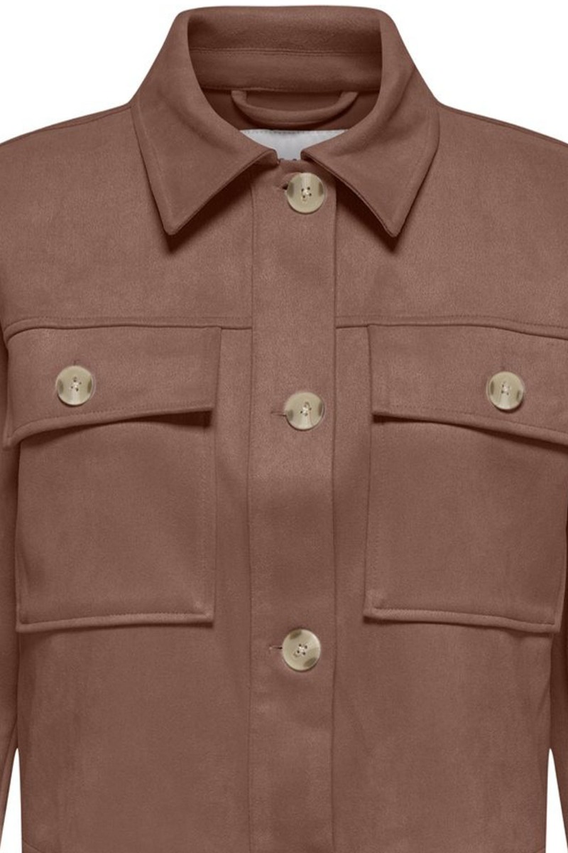 Only Belicia Γυναίκειο Faux Suede Jacket 15362889 Καφέ