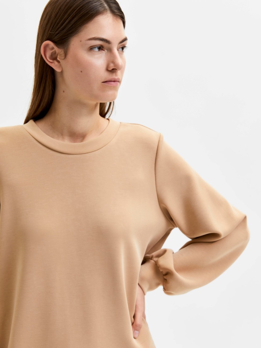 Selected Tenny Γυναικείο Φόρεμα 16082347 Ταμπά