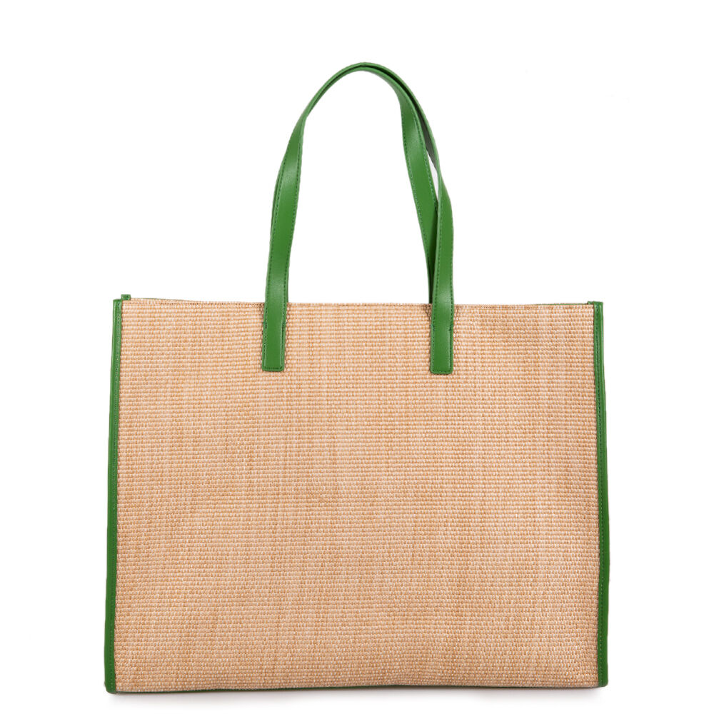 Ted Baker Pallmer Faux Raffia Large Icon 284036 Πράσινο