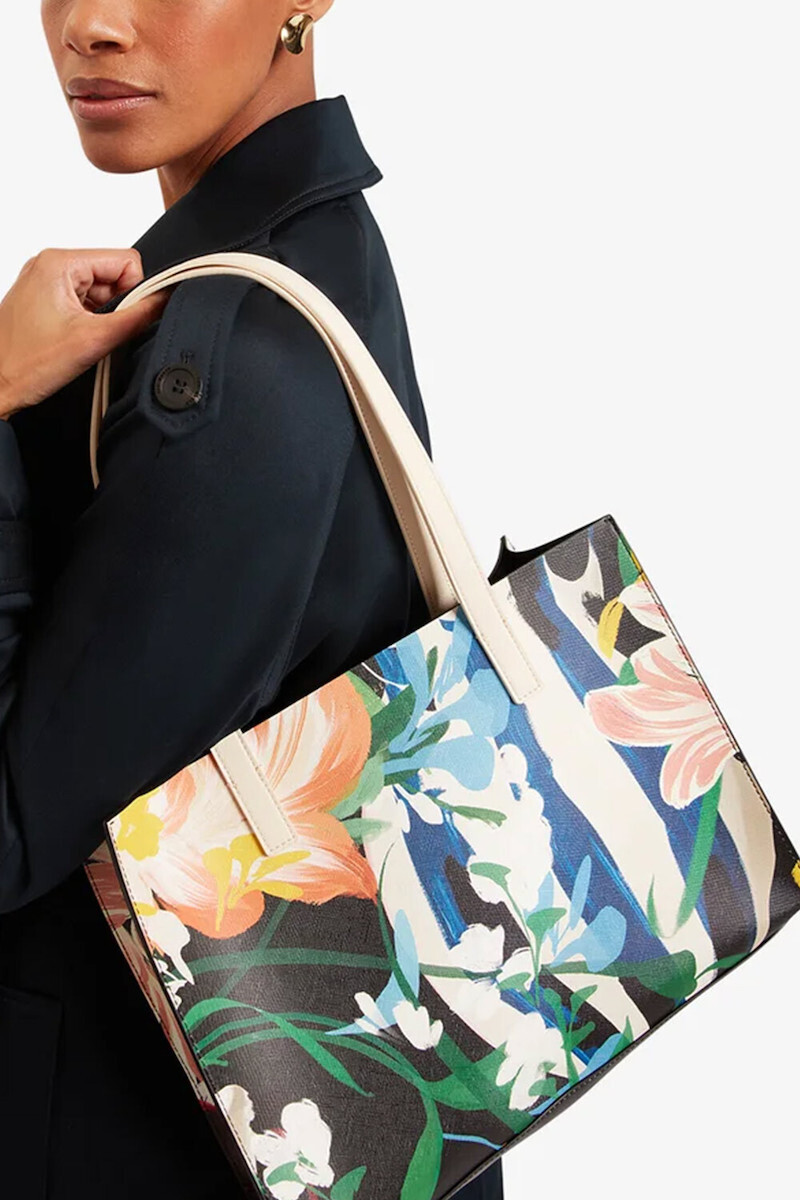 Ted Baker Boumina Γυναικεία Floral Τσάντα Ώμου 284124