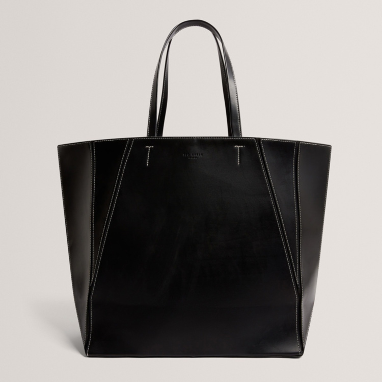 Ted Baker Folida Black Folded Large Tote Bag 285956 Μαύρο
