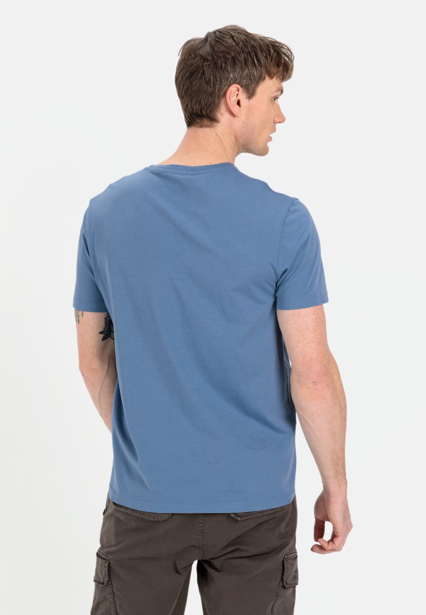 Camel Active Ανδρικό Κοντομάνικο T-Shirt 409745 Μπλέ