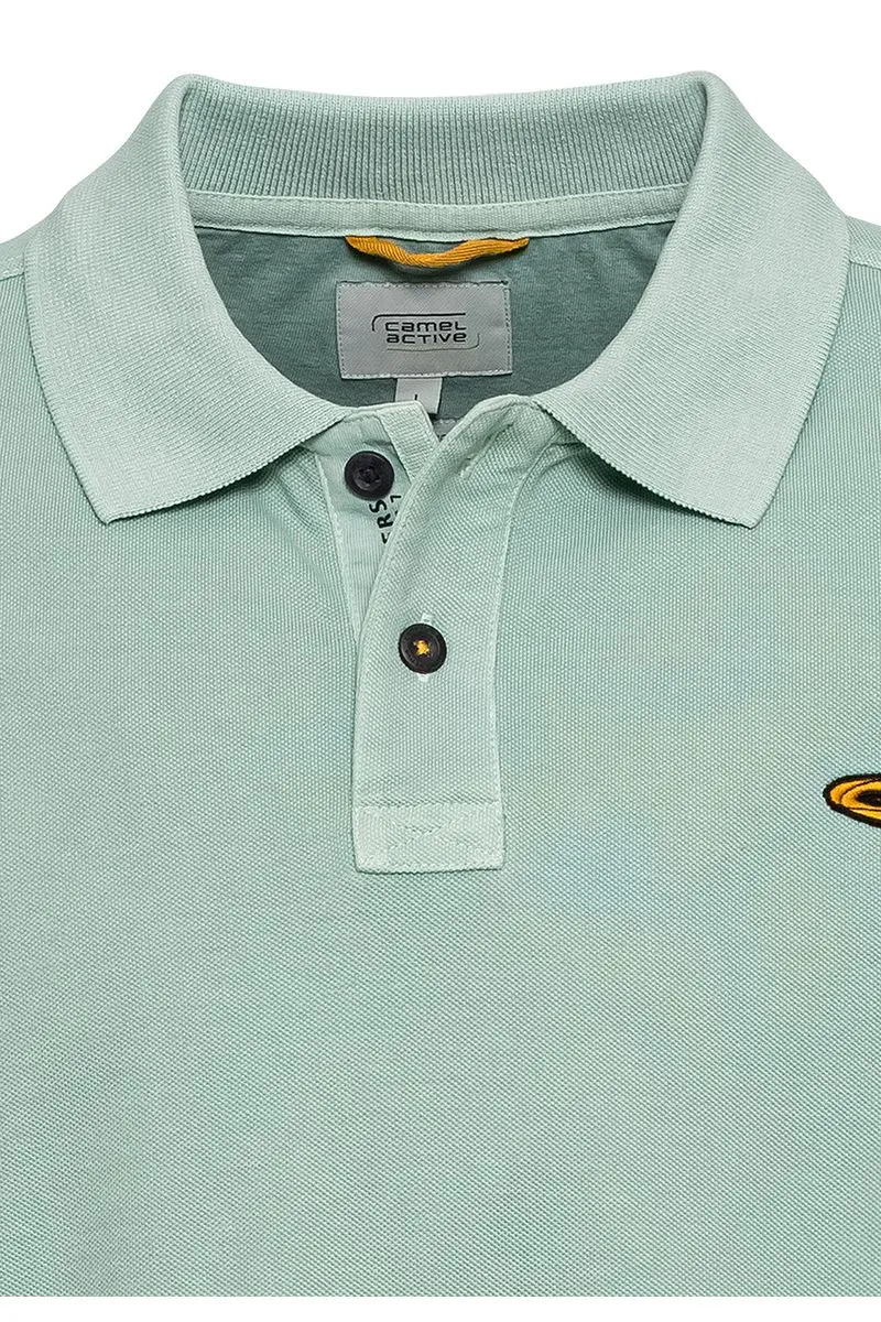 Camel Active Ανδρικό Κοντομάνικο Polo T-Shirt 409965 Aqua