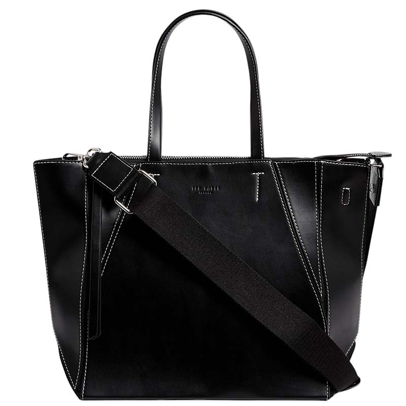 Ted Baker Folina Folded Medium Tote Bag 285957 Μαύρο