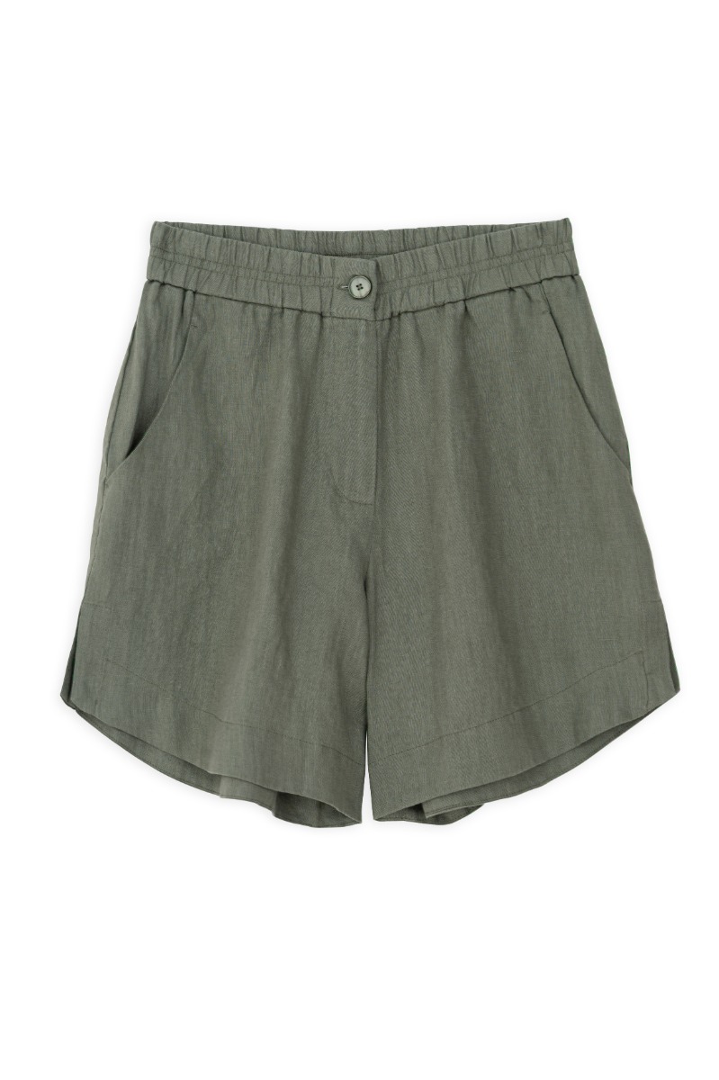 Philosophy Linen Shorts TR4520 Πράσινο φωτογραφία