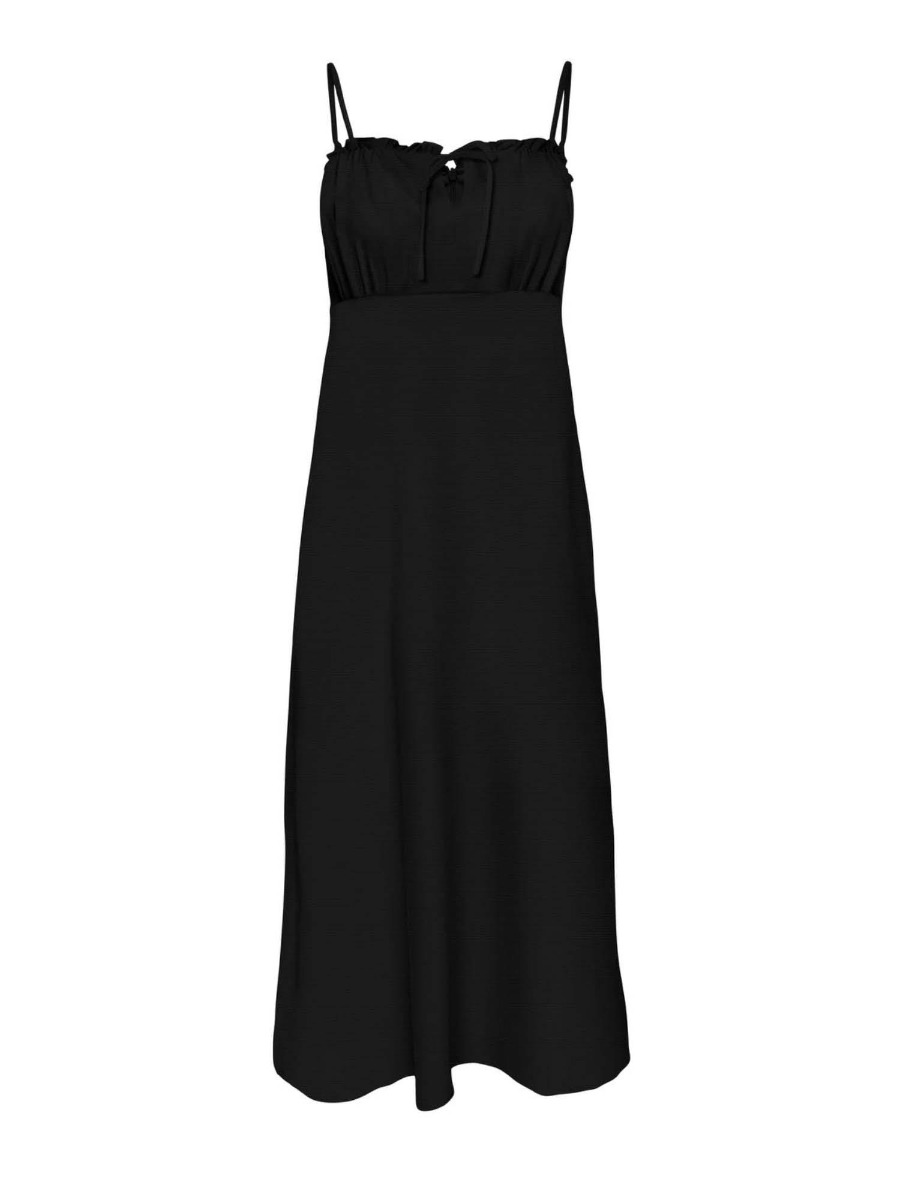 Only Nelly Life Alexa Midi Dress 15322844 Μαύρο φωτογραφία