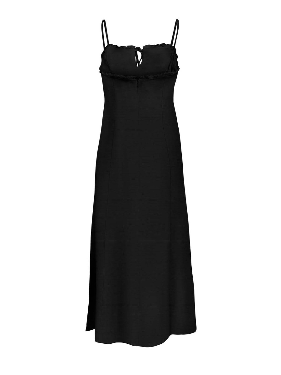 Only Nelly Life Alexa Midi Dress 15322844 Μαύρο φωτογραφία