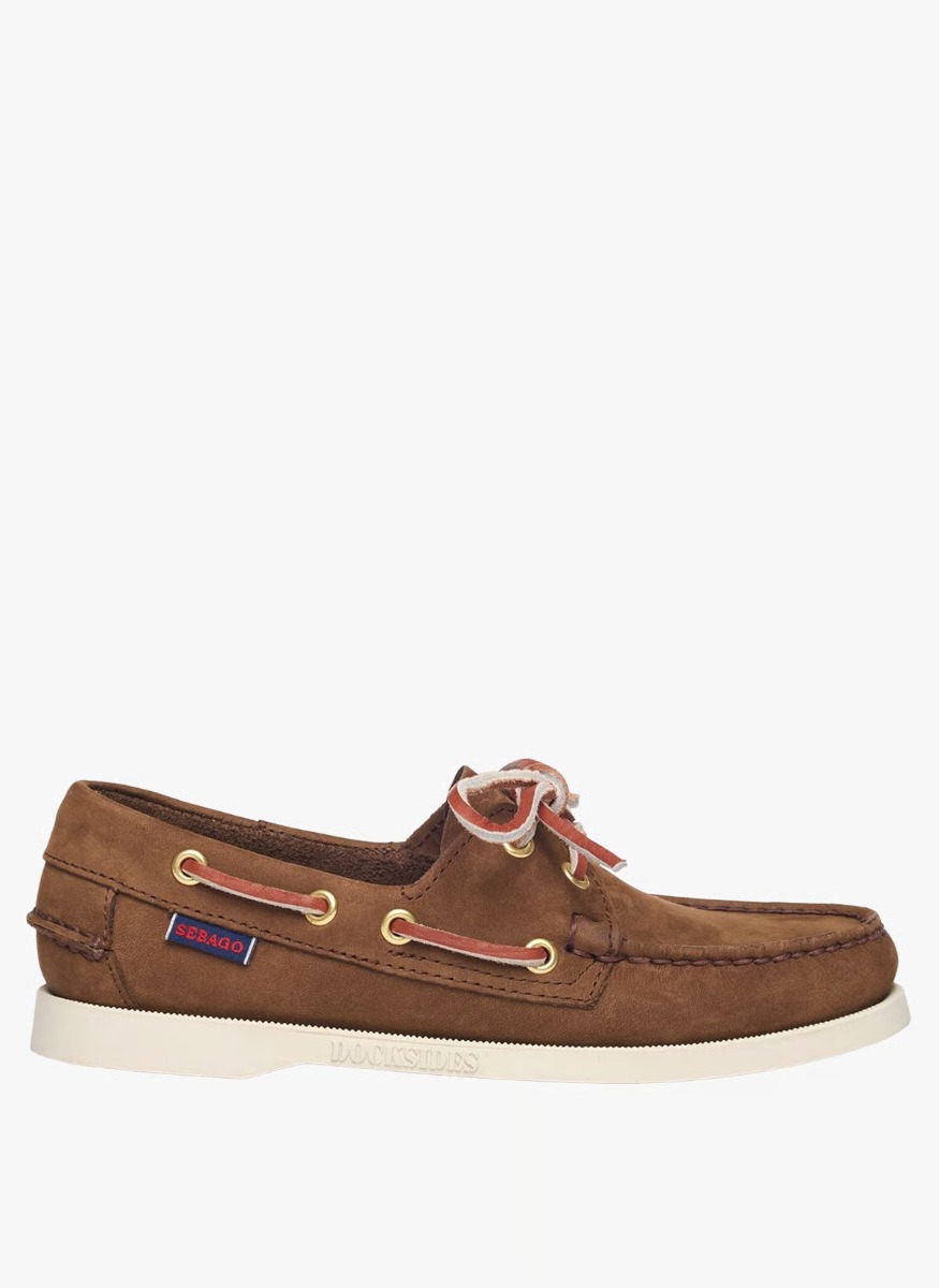 Sebago Docksides Portland Γυναικεία Nubuck Παπούτσια 74121SW Καφέ