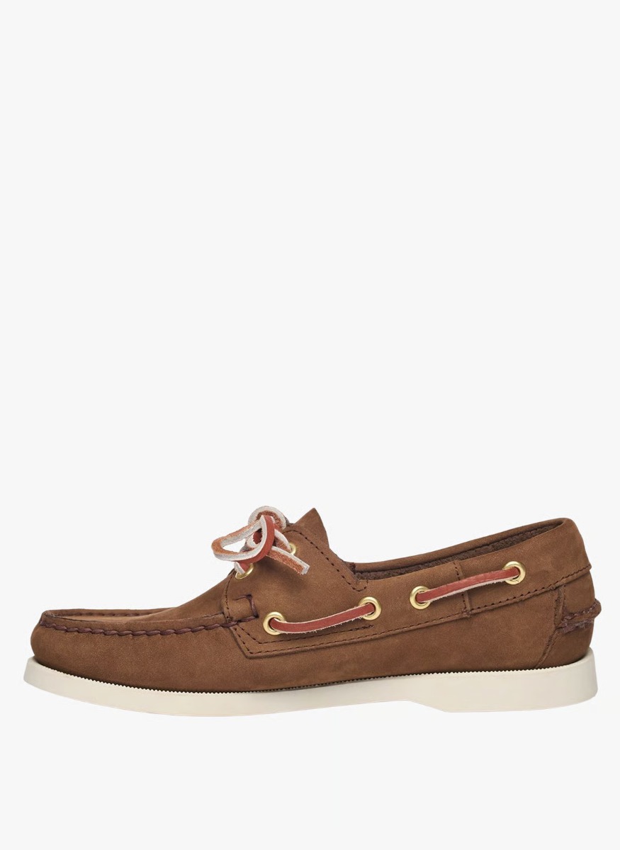 Sebago Docksides Portland Γυναικεία Nubuck Παπούτσια 74121SW Καφέ