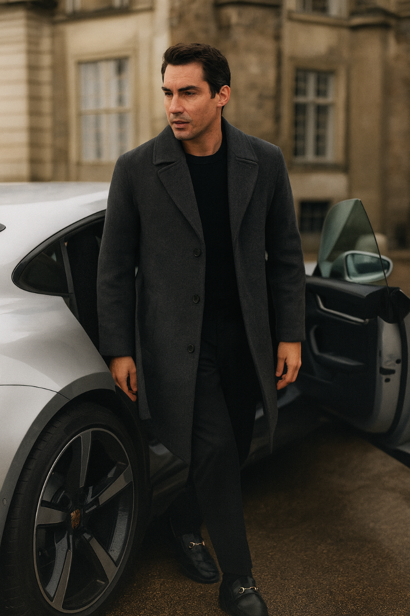 Selected Blake Ανδρικά Leather Loafers 16091483 Μαύρο