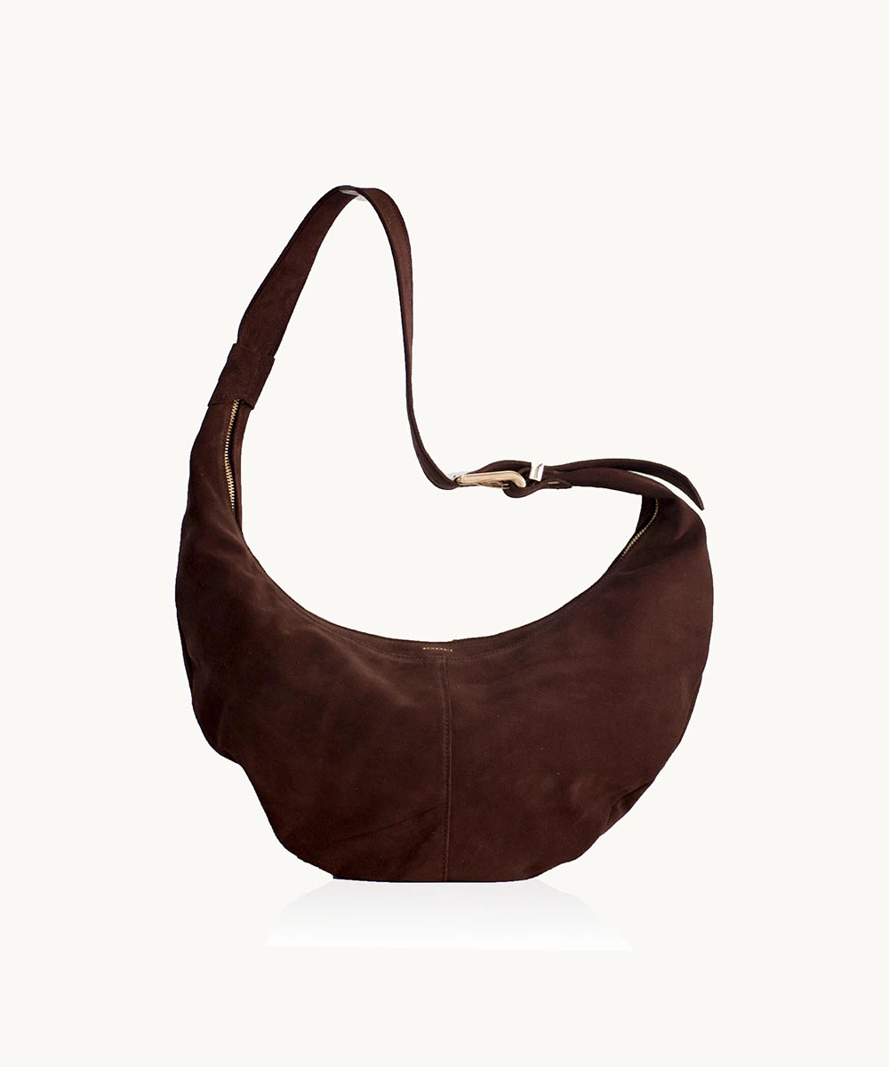 Bonendis Ariana in Choco Suede Σοκολατί