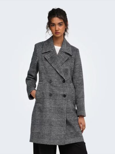 Only Tenna Long Coat Cc Otw black/pumice stone