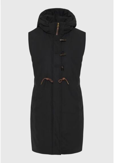 Funky Buddha Γυναικείο μακρύ αμάνικο puffer duffle vest FBL014-120-01