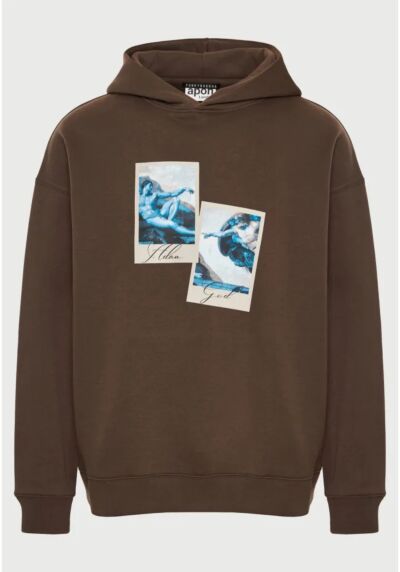 Funky Buddha Relaxed fit hoodie The Creation of Adam - FUNKY BUDDHA x apoh London FBU014-603-06