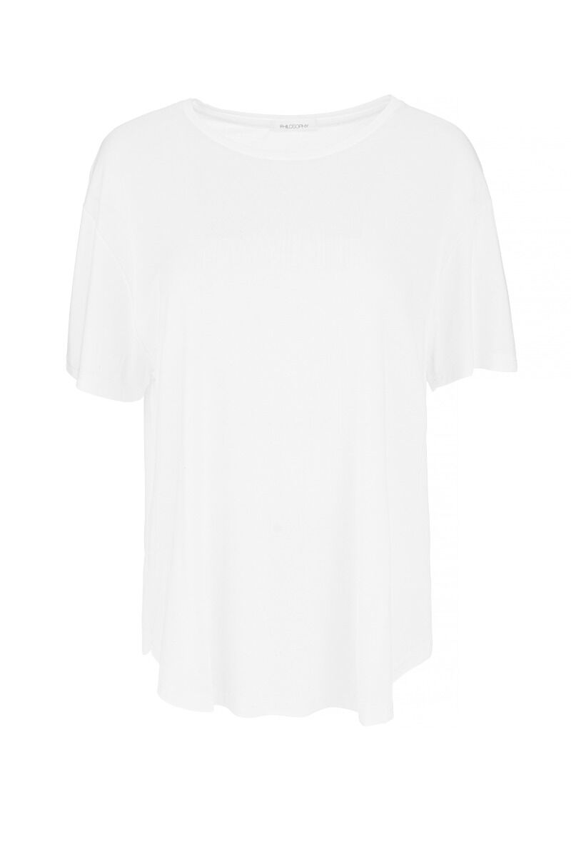 Philosophy Basic Curpo T-shirt BL11763 Λευκό