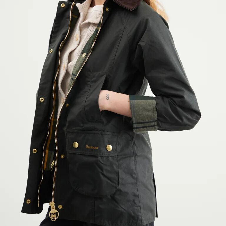Barbour Beadnell Wax Γυναικείο Μπουφάν LWX1402SG51