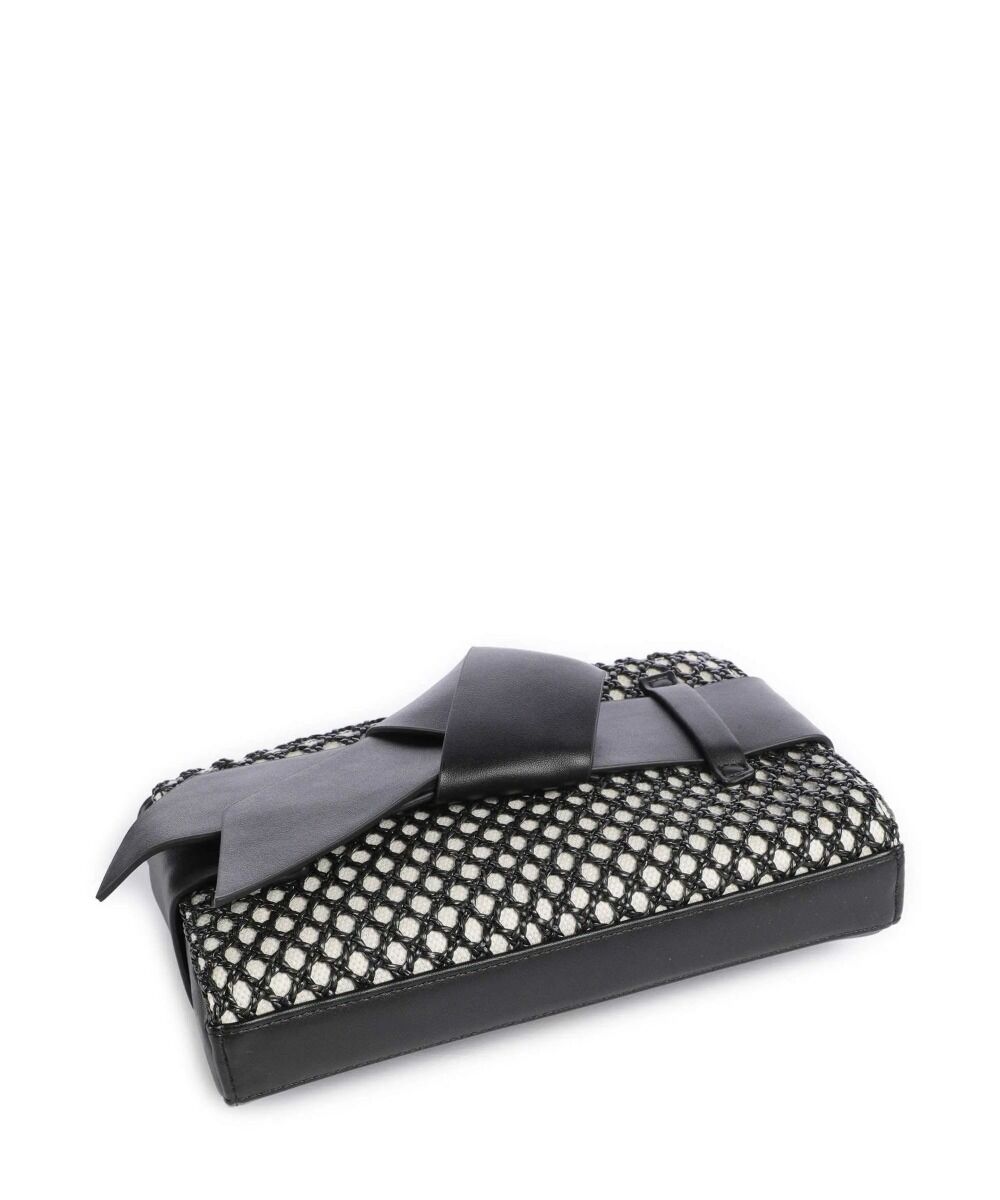 Ted Baker JEESIE Soft PU Bow Canvas Clutch Bag 280323