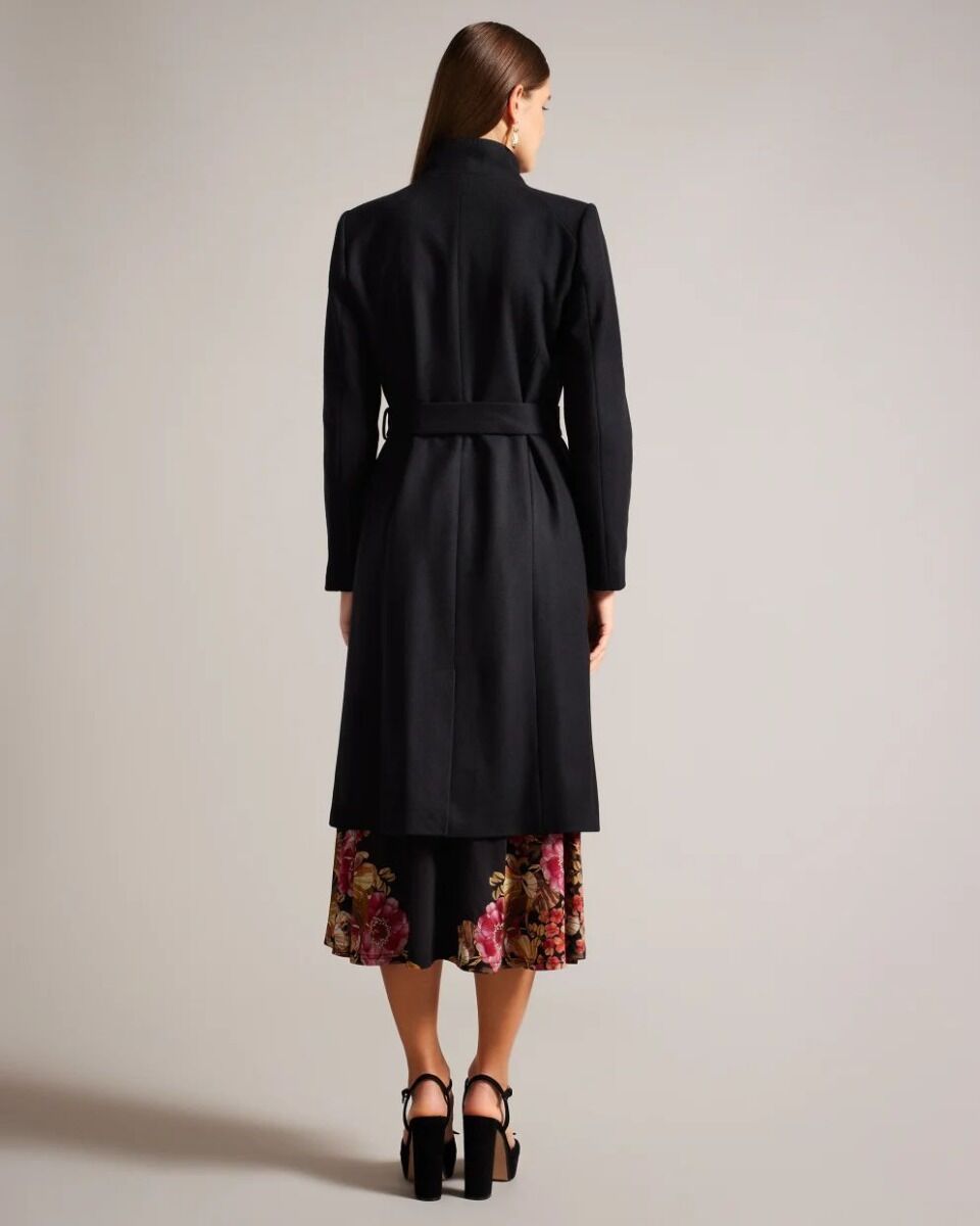Ted Baker ROSE Mid Length wool Wrap Coat Γυναικείο Παλτό 249306