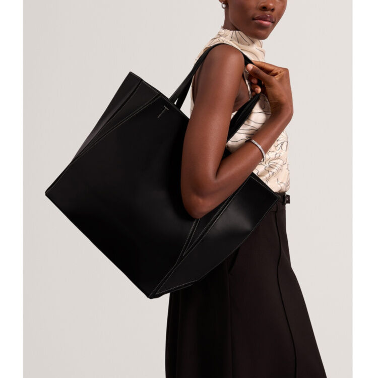 Ted Baker Folida Black Folded Large Tote Bag 285956