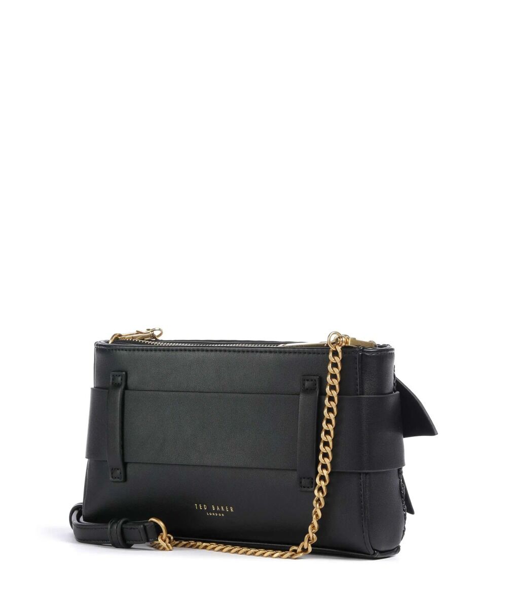 Ted Baker JEESIE Soft PU Bow Canvas Clutch Bag 280323