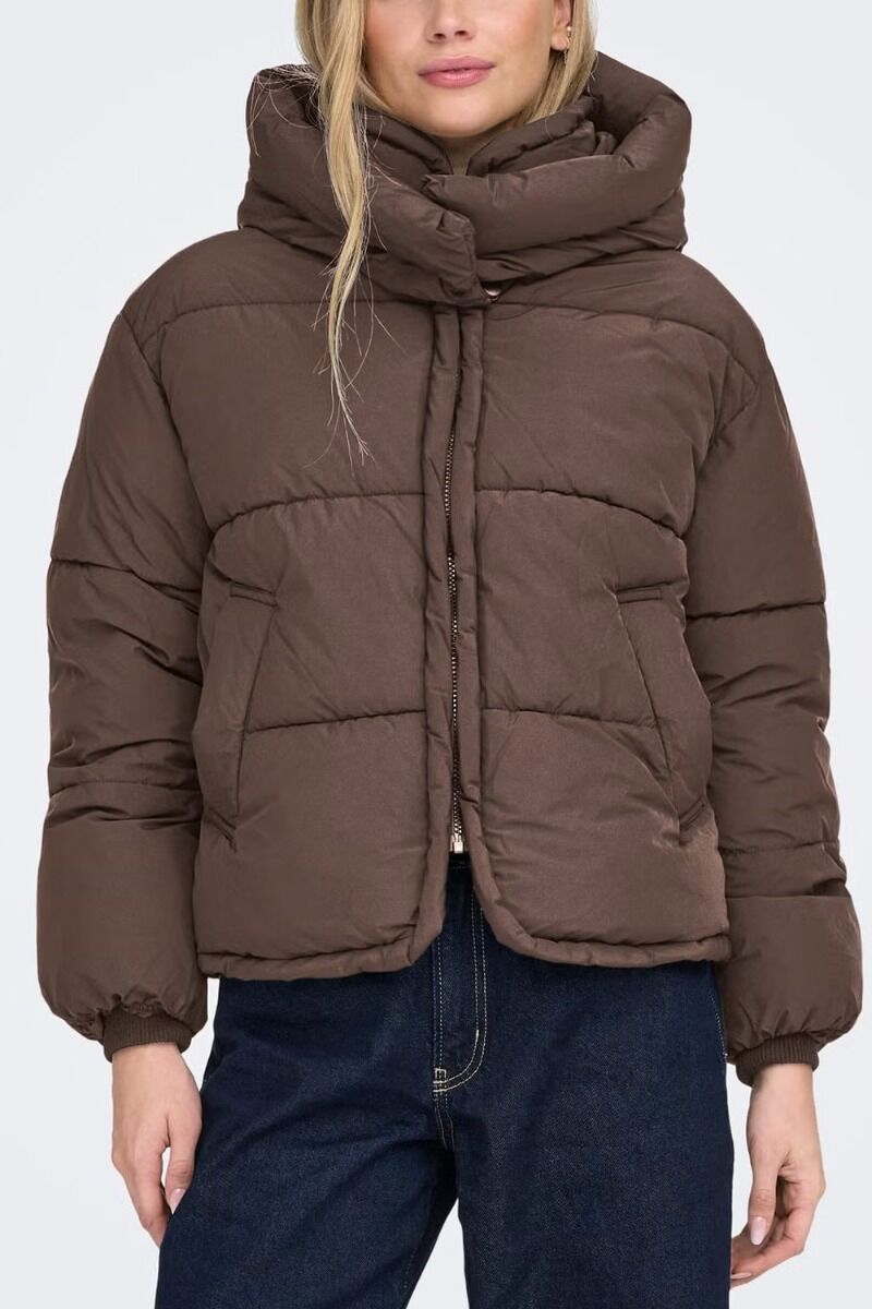 Only Cornelia Puffer Jacket 15366705 Σοκολατί