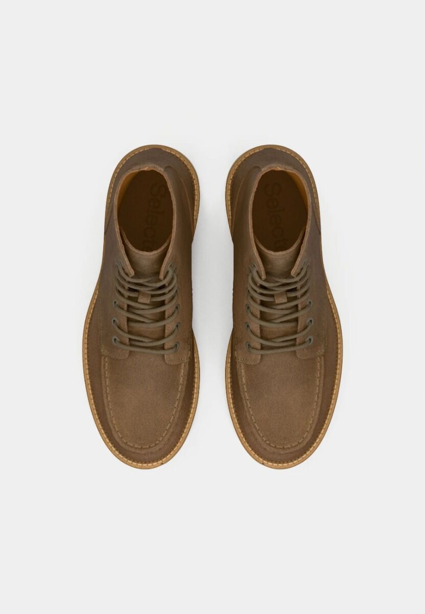Selected Teo New Suede Ανδρικές Μπότες Moc-Toe 16078799