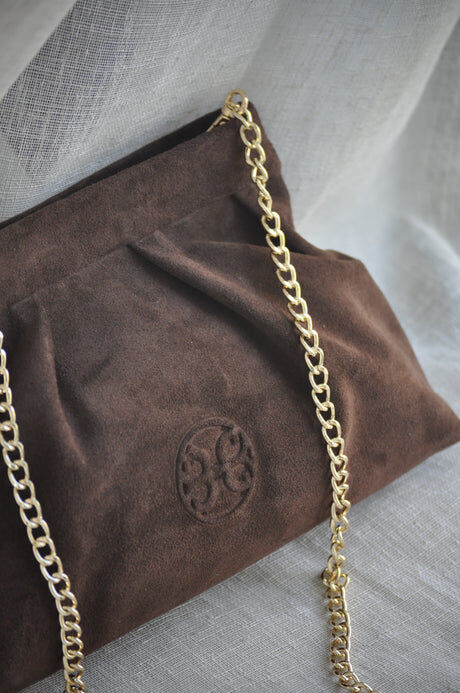 Bonendis Kiss Δερμάτινο Suede Pouch