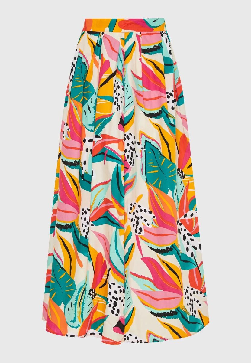Funky Buddha Γυναικεία Loose Fit Maxi Φούστα FBL009-125-14