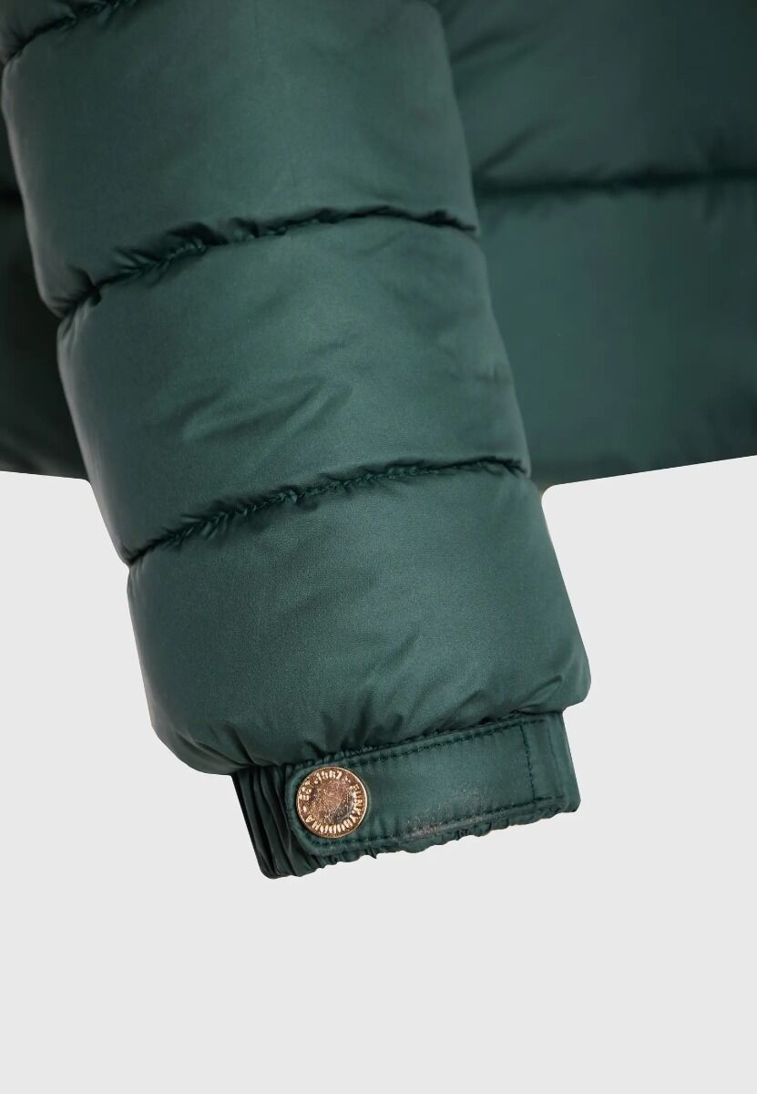 Funky Buddha Γυναικείο Καπιτονέ Puffer Μπουφάν με Αποσπώμενη Γούνα FBL010-100-01