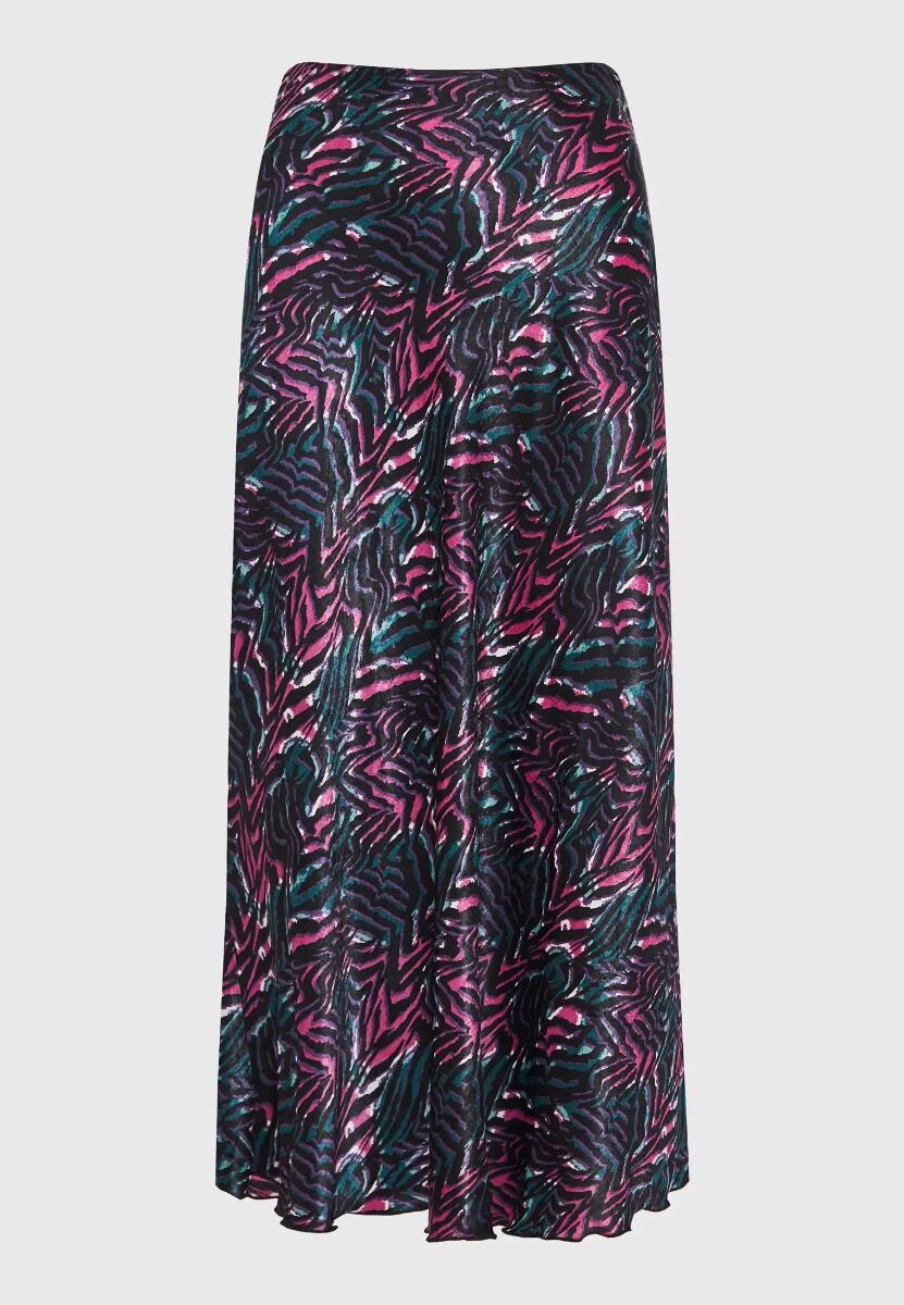 Funky Buddha Γυναικεία Midi Φούστα με All over Print FBL010-107-14