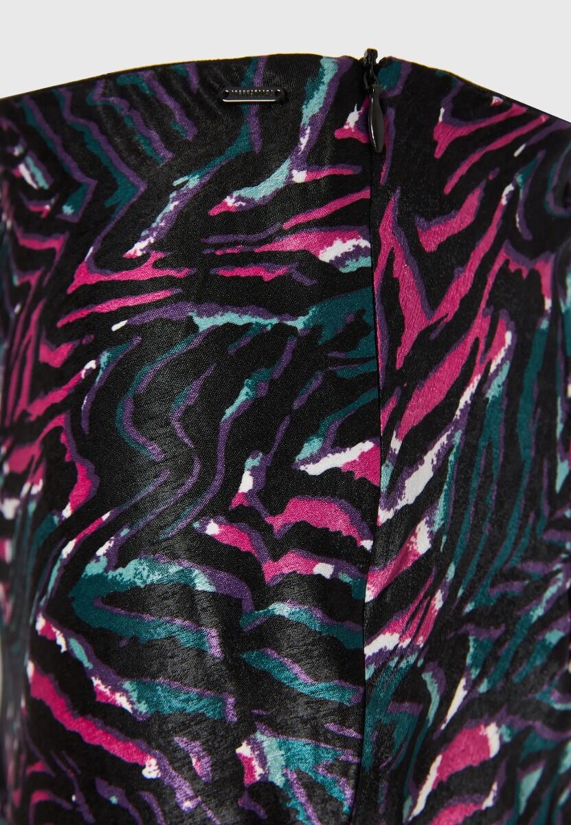 Funky Buddha Γυναικεία Midi Φούστα με All over Print FBL010-107-14