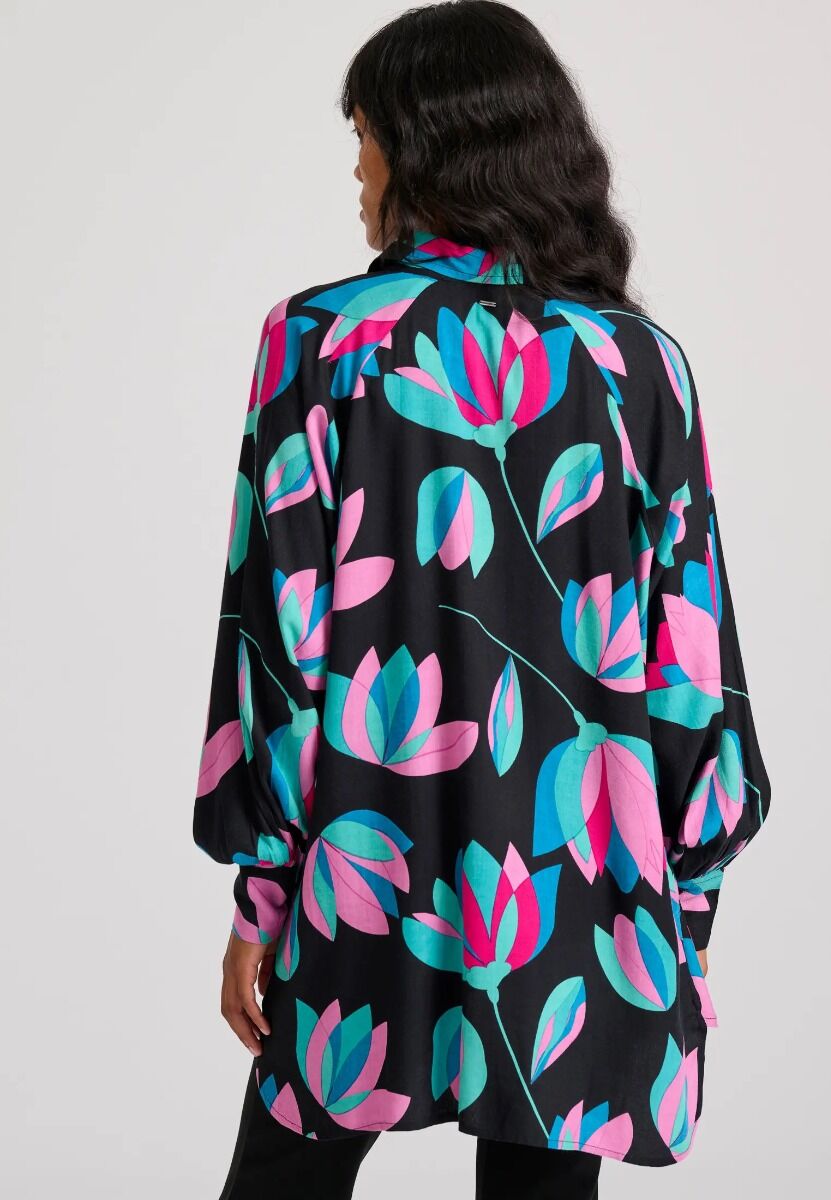 Funky Buddha Loose Fit Εμπριμέ Πουκαμίσα FBL010-109-05