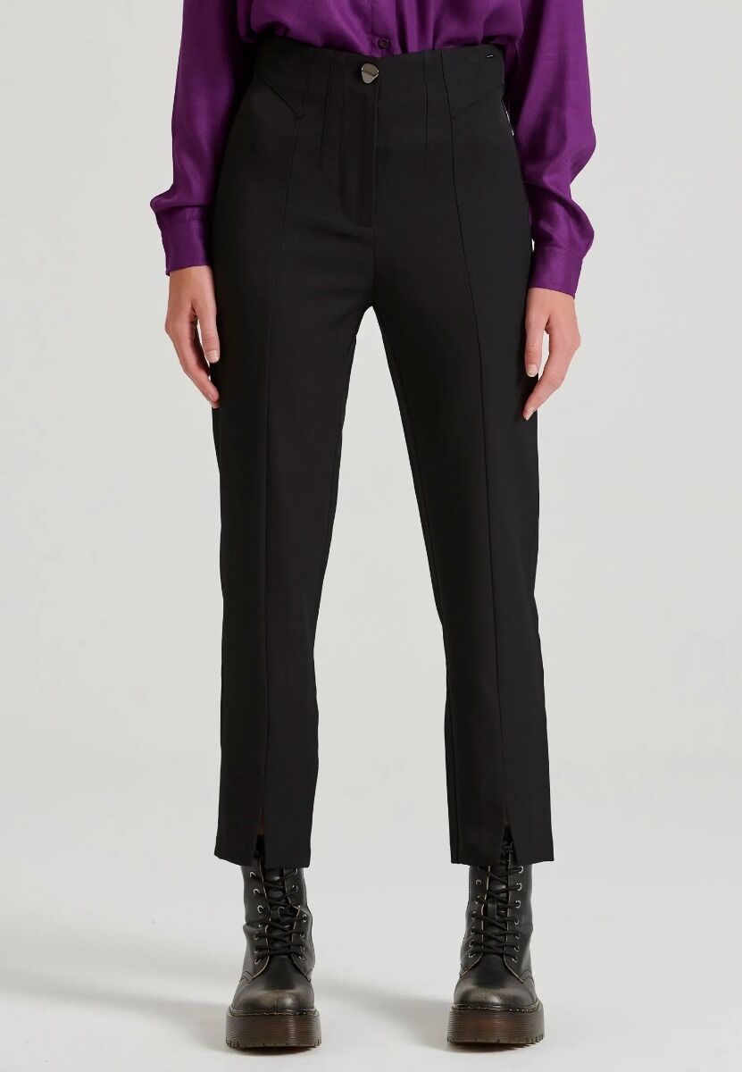 Funky Buddha Γυναικείο Cropped Casual Παντελόνι FBL010-133-02
