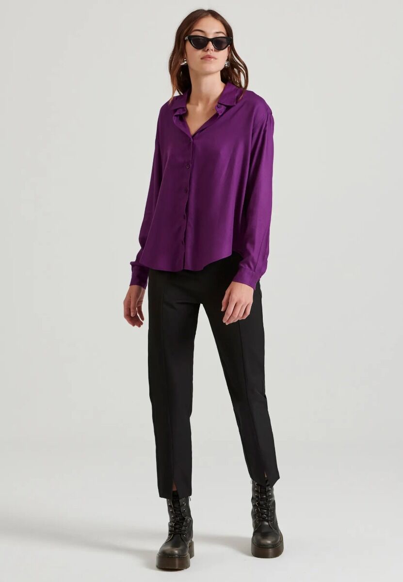 Funky Buddha Γυναικείο Cropped Casual Παντελόνι FBL010-133-02