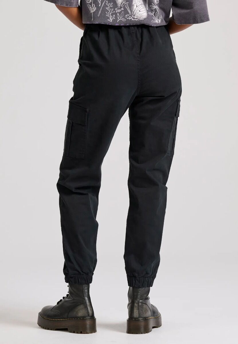 Funky Buddha Γυναικείο Cargo Παντελόνι με Cuffed Τελείωμα FBL010-138-02
