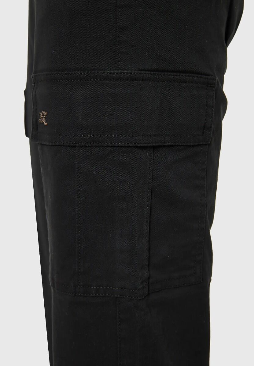 Funky Buddha Γυναικείο Cargo Παντελόνι με Cuffed Τελείωμα FBL010-138-02