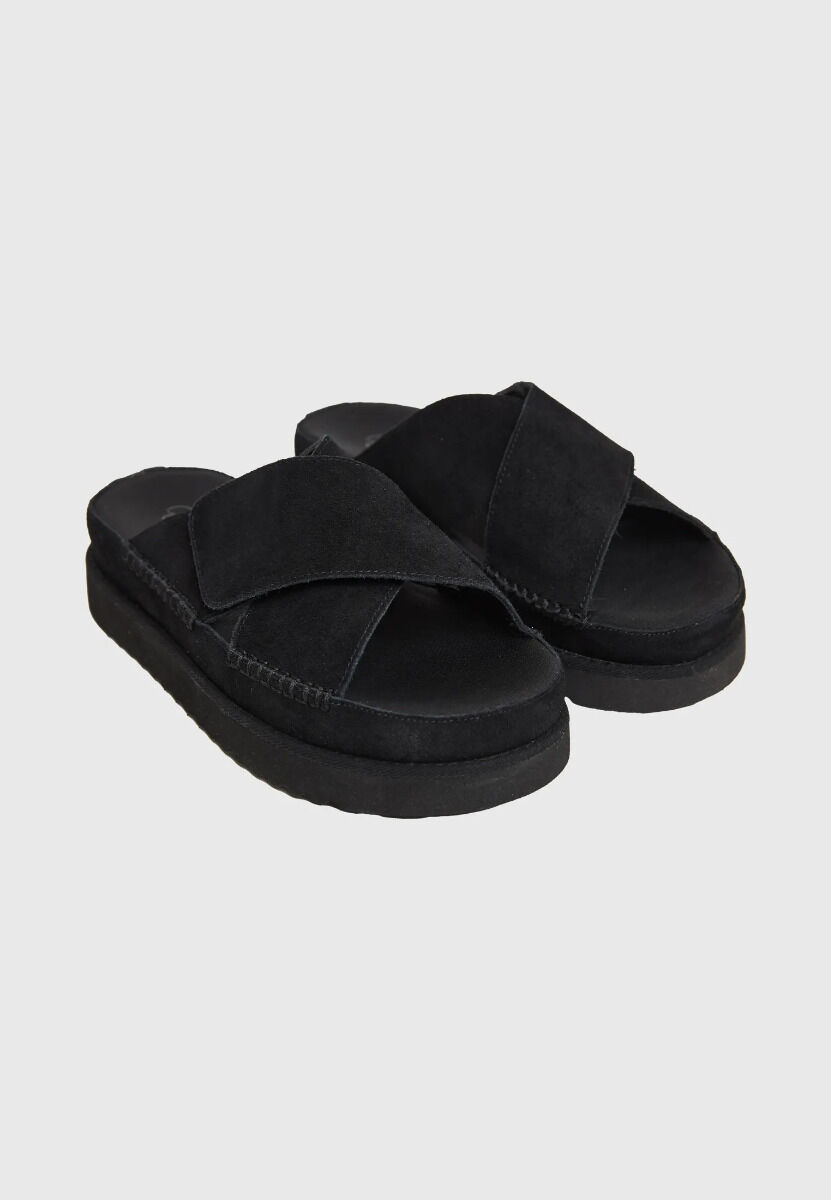 Funky Buddha Γυναικεία Suede σανδάλια FBL011-118-08