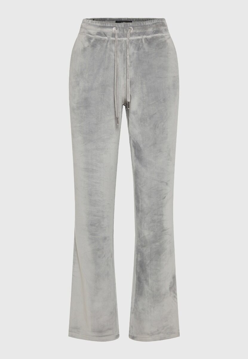 Funky Buddha Γυναικείο βελουτέ flare fit παντελόνι φόρμας FBL014-100-02