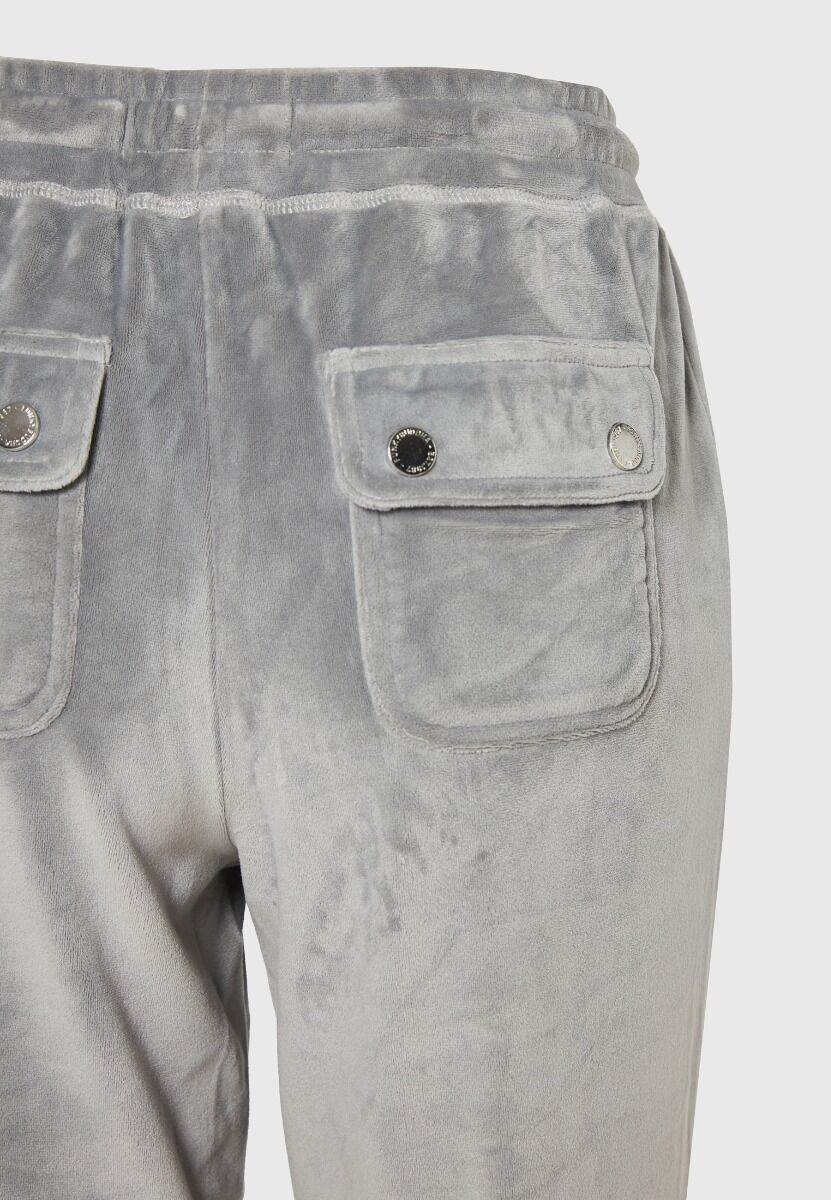 Funky Buddha Γυναικείο βελουτέ flare fit παντελόνι φόρμας FBL014-100-02