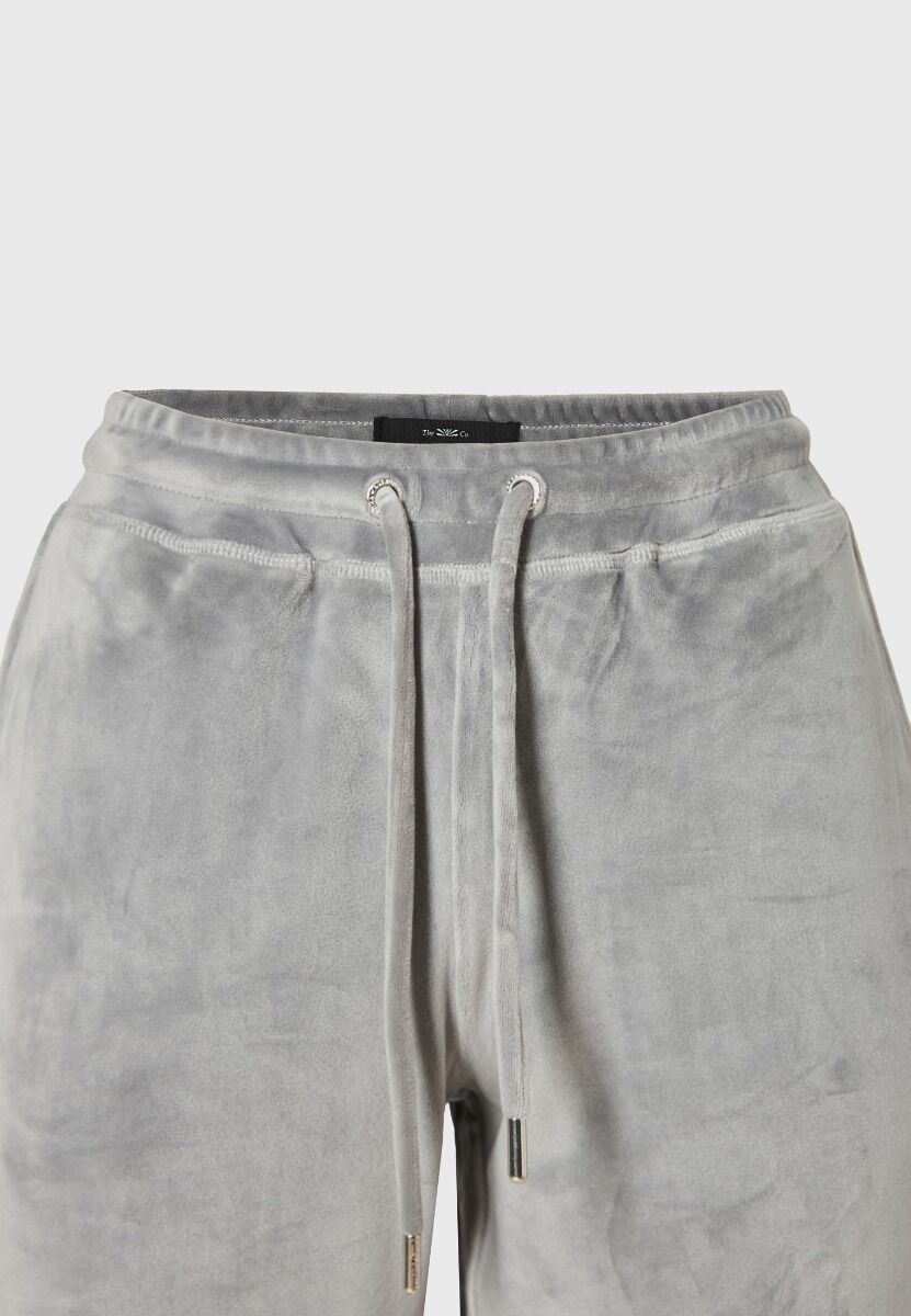Funky Buddha Γυναικείο βελουτέ flare fit παντελόνι φόρμας FBL014-100-02