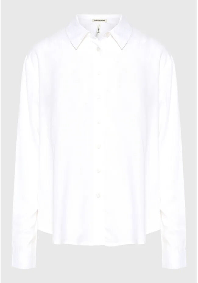 Funky Buddha Γυναικείο μακρυμάνικο basic πουκάμισο FBL014-100-05