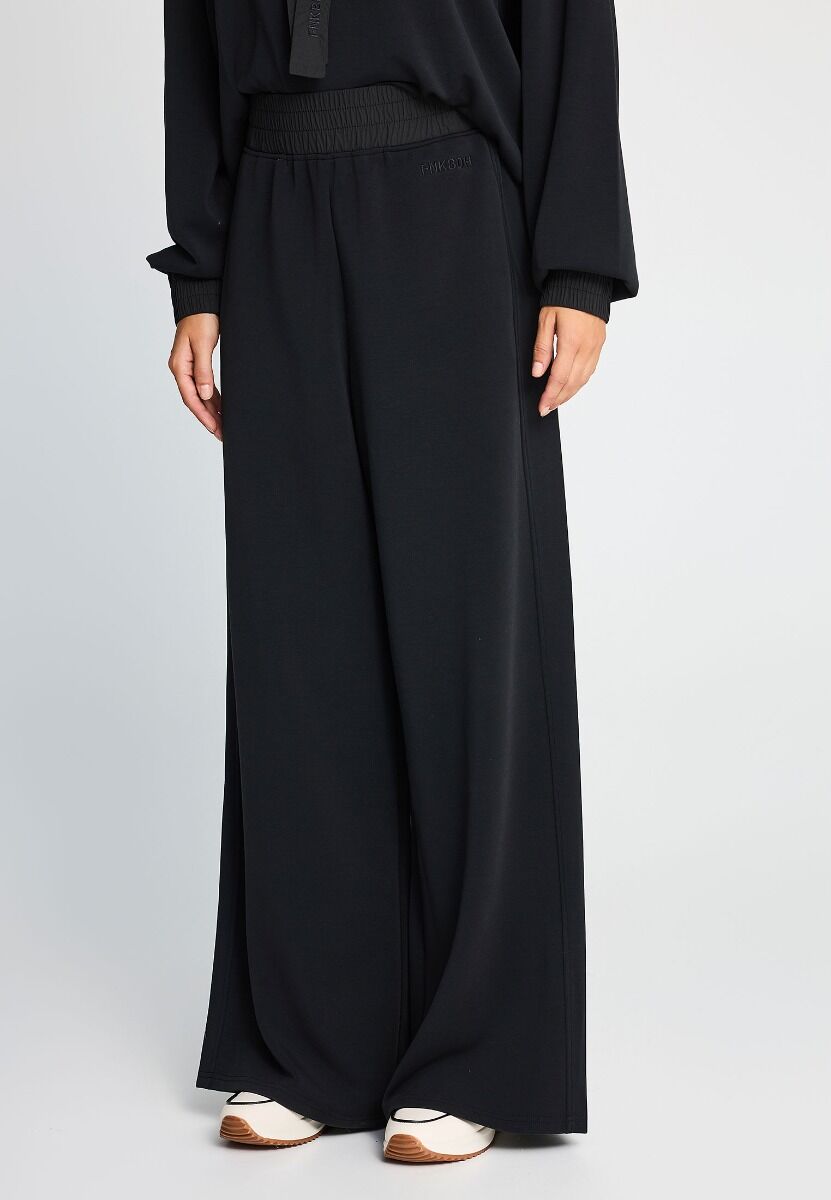 Funky Buddha Γυναικείο straight fit παντελόνι φόρμας από modal FBL014-105-02