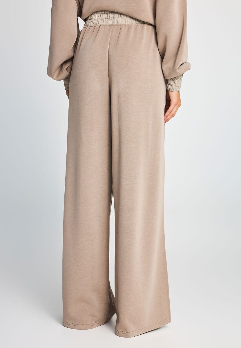 Funky Buddha Γυναικείο straight fit παντελόνι φόρμας από modal FBL014-105-02