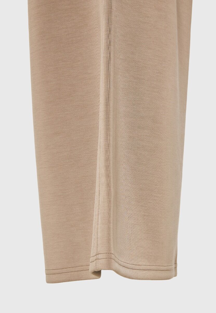 Funky Buddha Γυναικείο straight fit παντελόνι φόρμας από modal FBL014-105-02