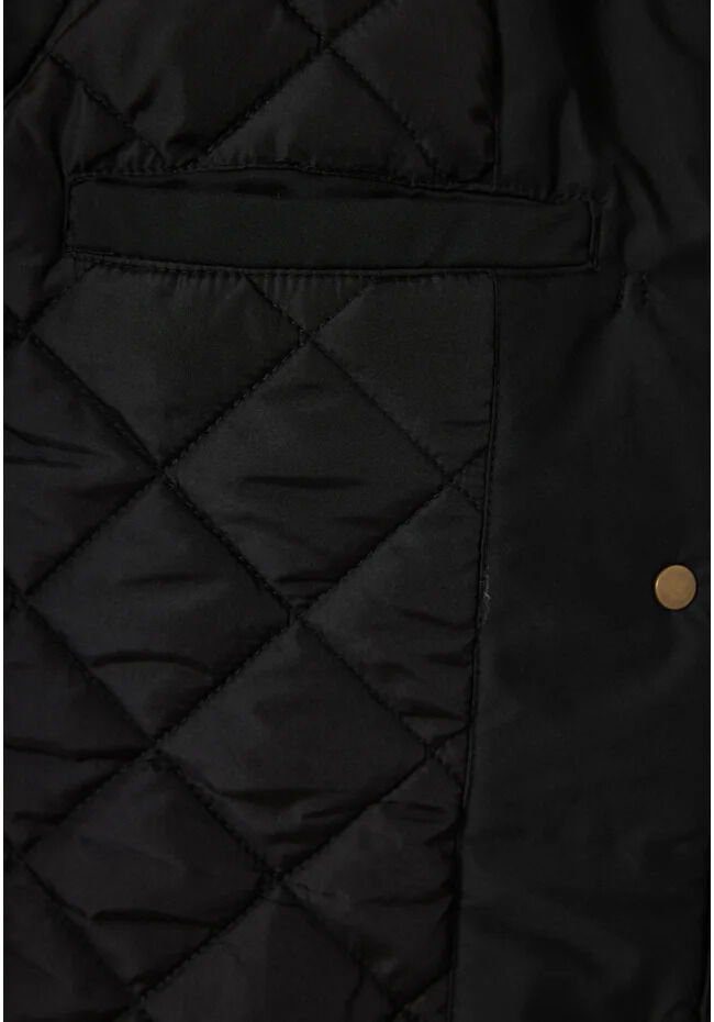 Funky Buddha Γυναικείο μακρύ αμάνικο puffer duffle vest FBL014-120-01