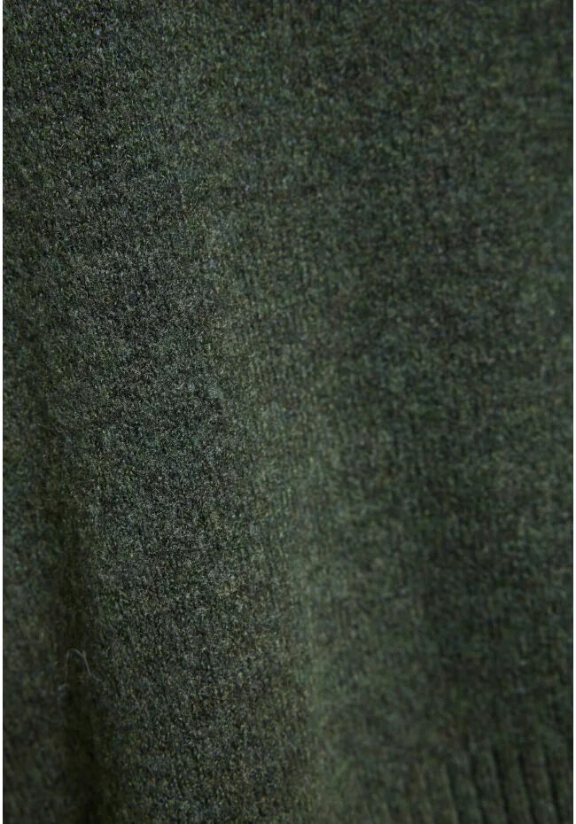 Funky Buddha Πλεκτό πουλόβερ relaxed fit με χρυσή λεπτομέρεια FBL014-120-09
