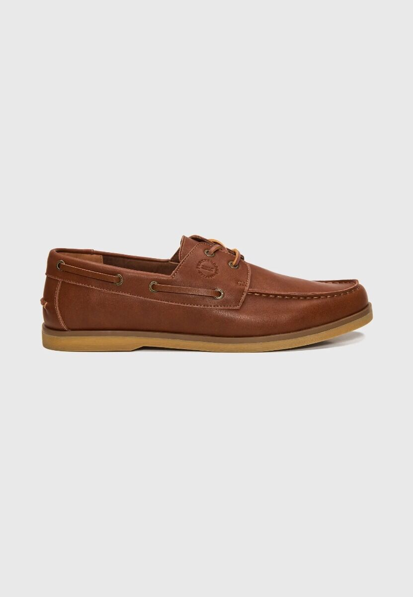 Funky Buddha Ανδρικά  Δερμάτινα Boat Shoes FBM013-039-08