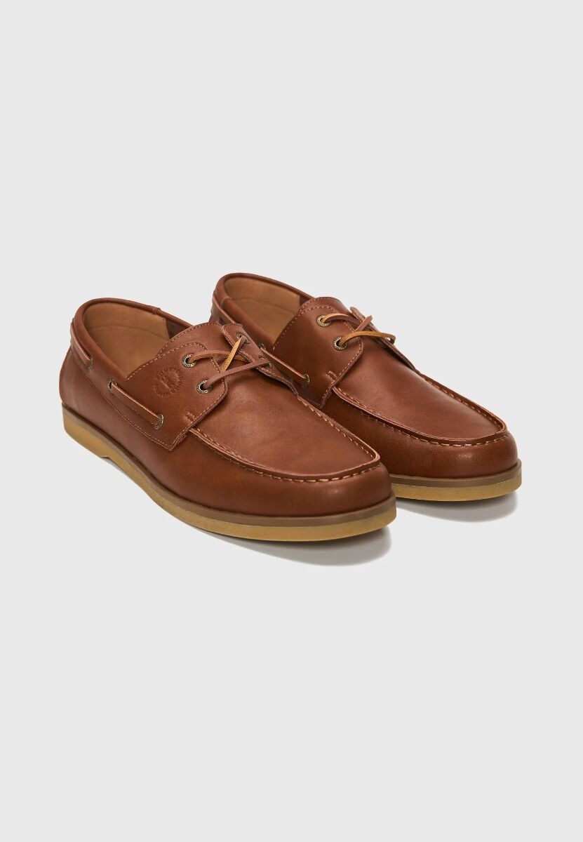 Funky Buddha Ανδρικά  Δερμάτινα Boat Shoes FBM013-039-08