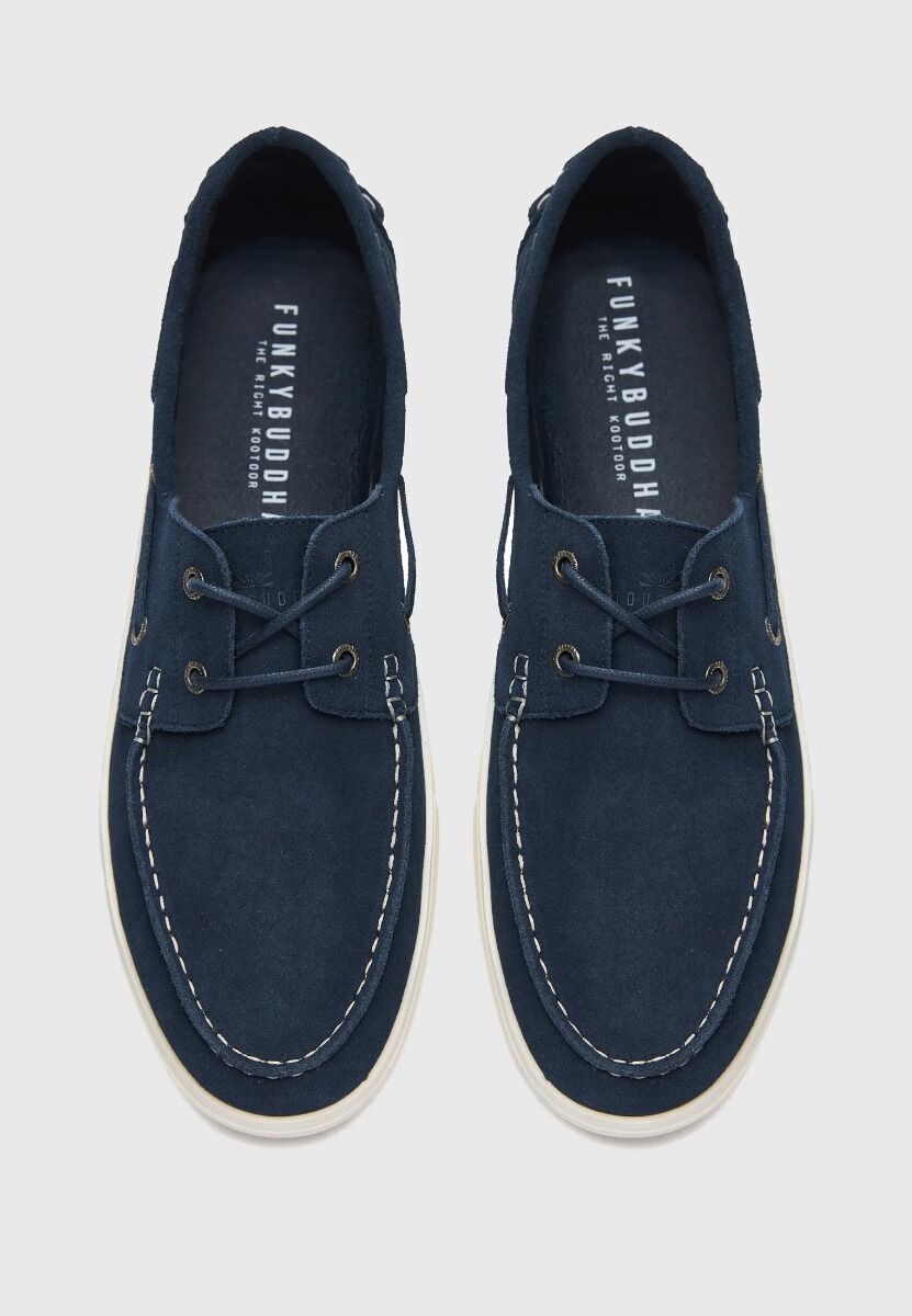 Funky Buddha Ανδρικά Suede Boat Shoes FBM013-044-08